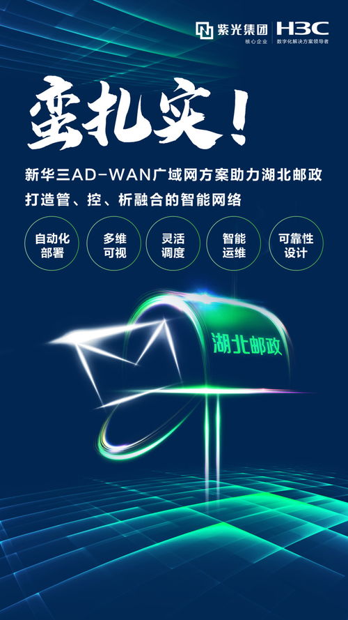 助力湖北邮政按下转型 快进键 新华三AD WAN在行动